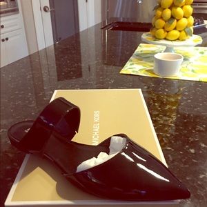 Michael Kors Patent Leather Slides